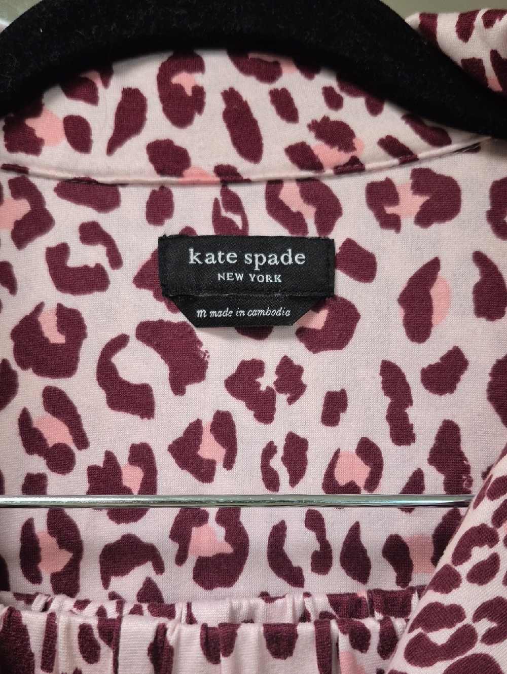 Kate Spade Animal Print PJs Sz. M - Picture 2 of 7